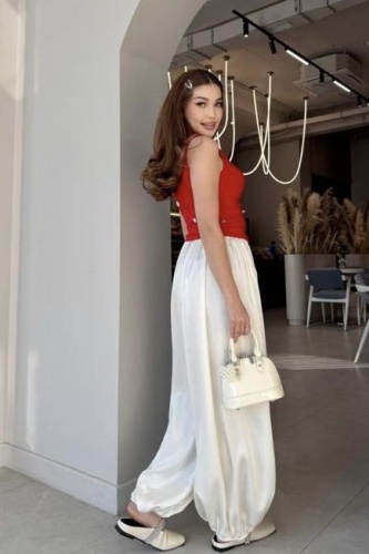Повседневные брюки AMOLLYA белый