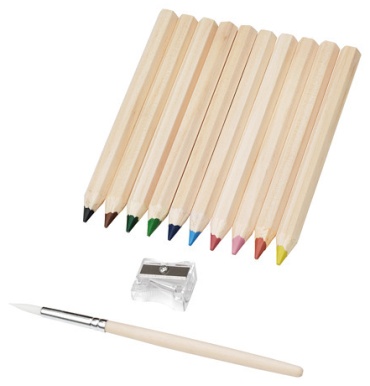 Цветной карандаш IKEA форма шестигранная 10 шт