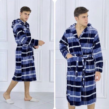 Махровый халат Fashion мультиколор