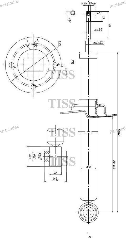 Амортизатор JD Амортизатор Подвески JAA0151