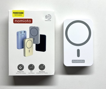 Внешний аккумулятор nomioto K-04 NomiotoWhite 10000 мАч 22.5 Вт белый