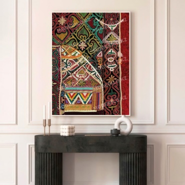 Mode Bild репродукция Ақ отау 65x90 см