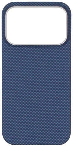 Чехол KEVLAR для Apple iPhone 17 Pro Max темно-синий