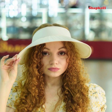 Козырек Shapkoff размер 56, 57, 58, белый