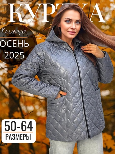 Зимняя куртка серый
