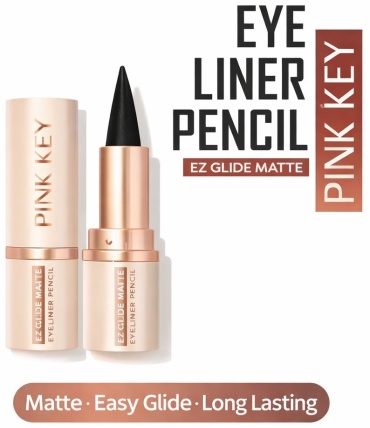 Pink Key Eye Liner Pencil EZ Glide Matte карандаш-подводка черный PK2101