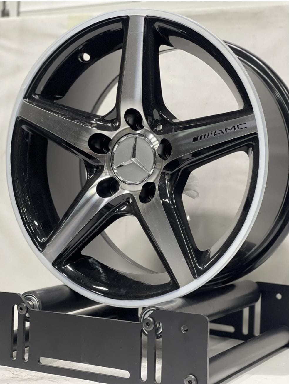 Rainbow Dance Mercedes Benz 7x15/5x112 D66.6 ET35 4 диска черный, серебристый