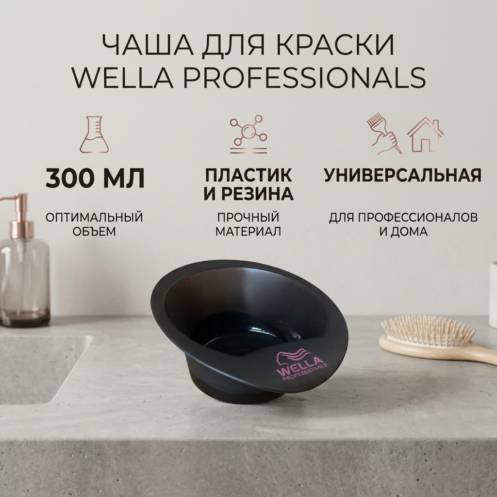 WELLA чаша для краски черный