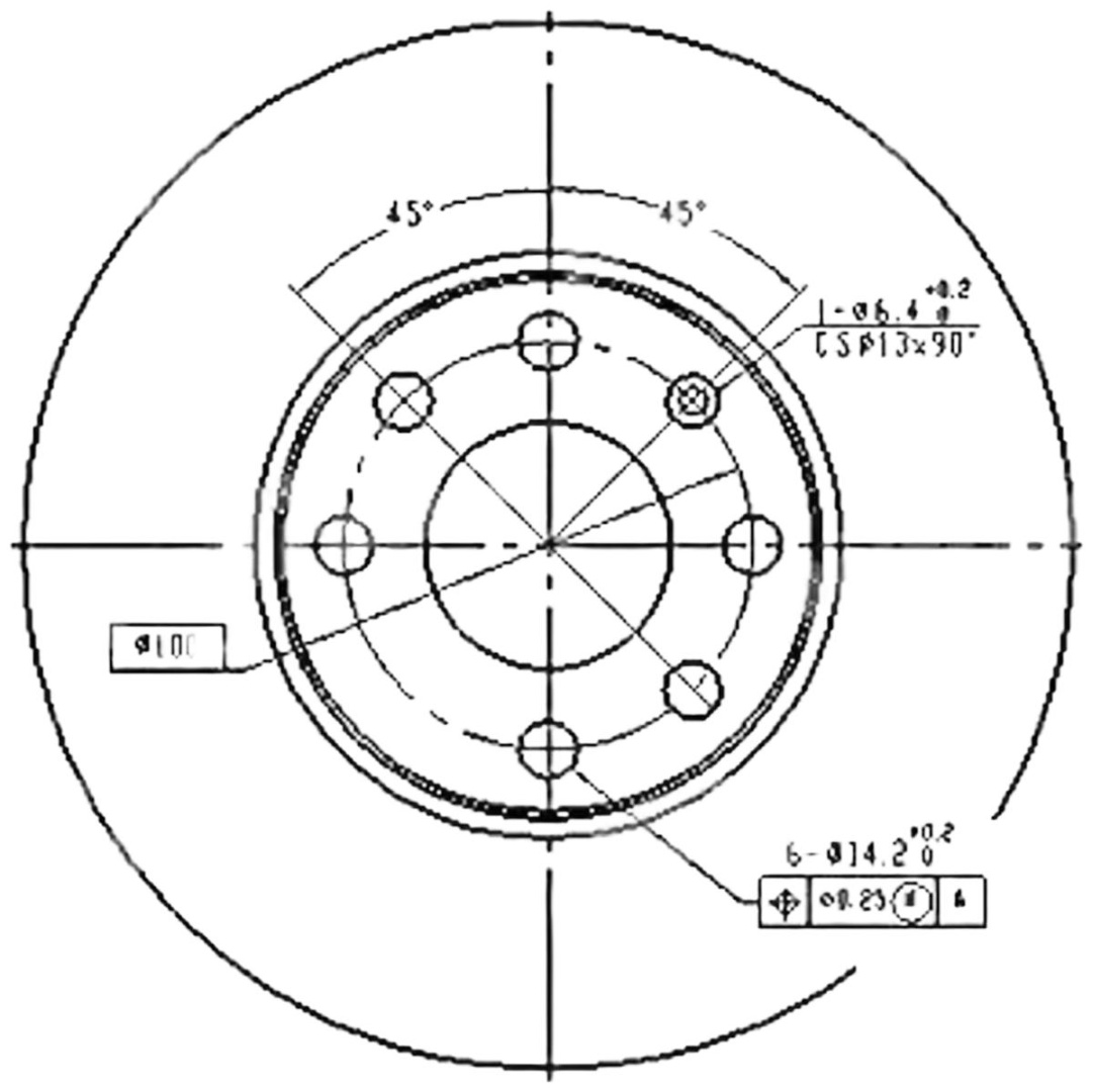 Диски PATRON передние PBD4042