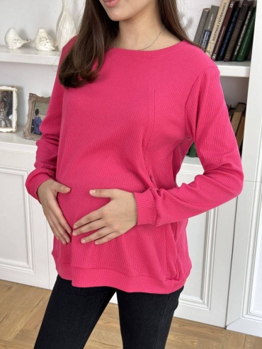 Лонгслив SweetMama малиновый