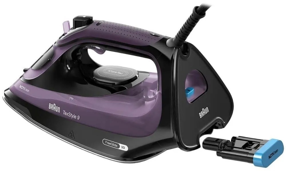 Утюг Braun TexStyle 9 SI9661VI черный, фиолетовый — фото 13