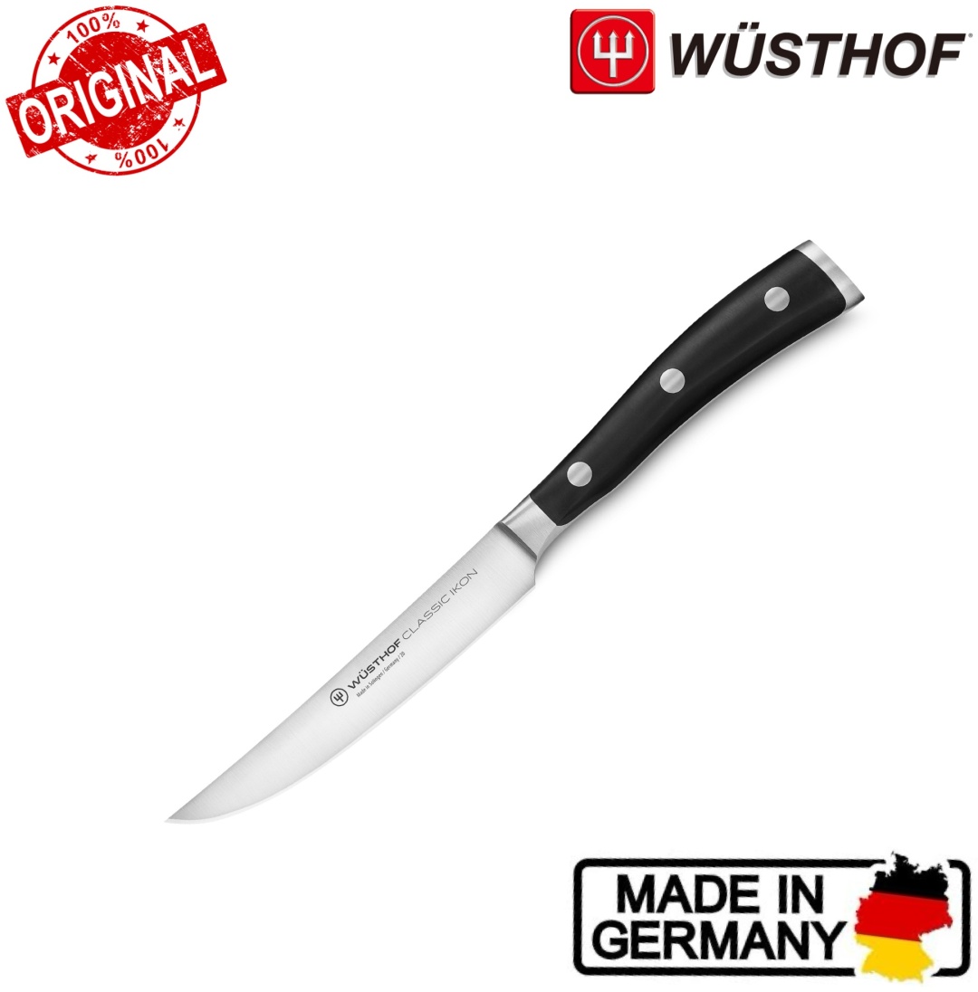 Для мяса WUSTHOF Classic Ikon Steak Knife 11.4 см, лезвие: углеродистая сталь 1 шт