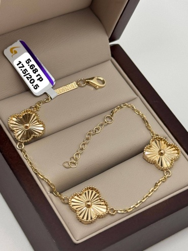 Sandu gold 48595552 длина 18 см, вес 5.68 г золото, плетение фантазийное