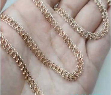 Золото B00000667 длина 55 см, вес 4.99 г золото, плетение венецианское