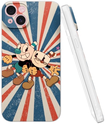 Чехол Mcover для Apple iPhone 15 Plus рисунок