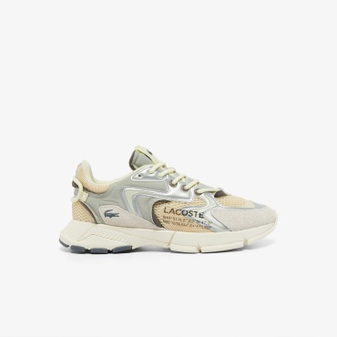 Кроссовки LACOSTE L003 NEO бежевый, молочный