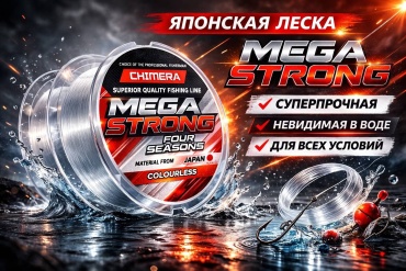 Chimera монофильная леска 305012 0.12 мм прозрачный
