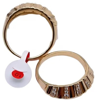 Кольцо Xuping Jewelry NB14794.4 размер 18 бижутерный сплав, медицинское золото, кристаллы Swarovski