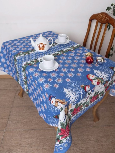 Скатерть Мой дом 180x150 см, рогожка, 1 шт