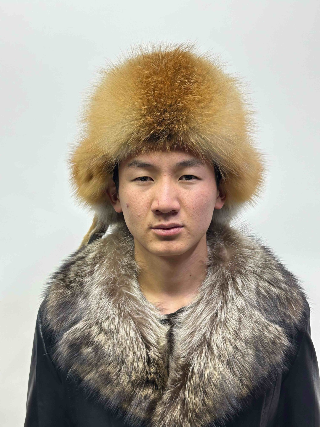 Малахай размер универсальный, белый, желтый