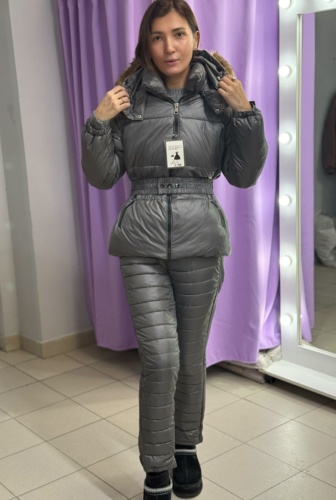 Зимняя куртка XXFG серебристый