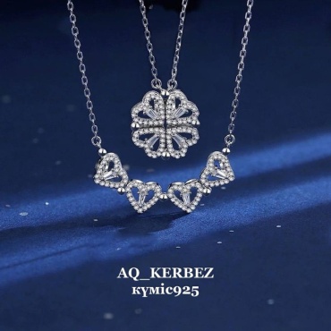 Подвеска AQ.KERBEZ Серебро подвеска "4 жизни" вес 4 г серебро, фианит
