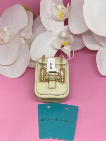 SAR JEWELRY Dnamada_4_1_9.06_10035_18 вес 9.06 г золото, без вставок