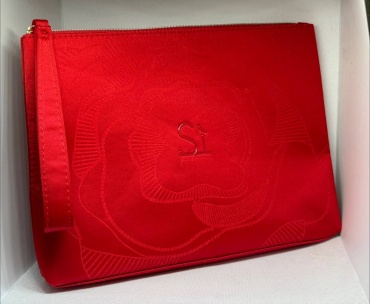 Giorgio Armani косметичка текстиль красный 20X25 см