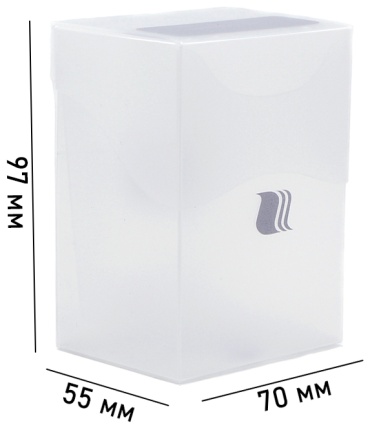 Blackfire Deck Holder Vertical декбокс для 80+ карт прозрачный