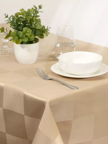 Скатерть WELLNESS 200x145 см, полиэстер, 1 шт