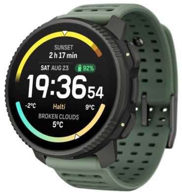 Suunto VERTICAL 2 TITANIUM 49 мм черный-зеленый