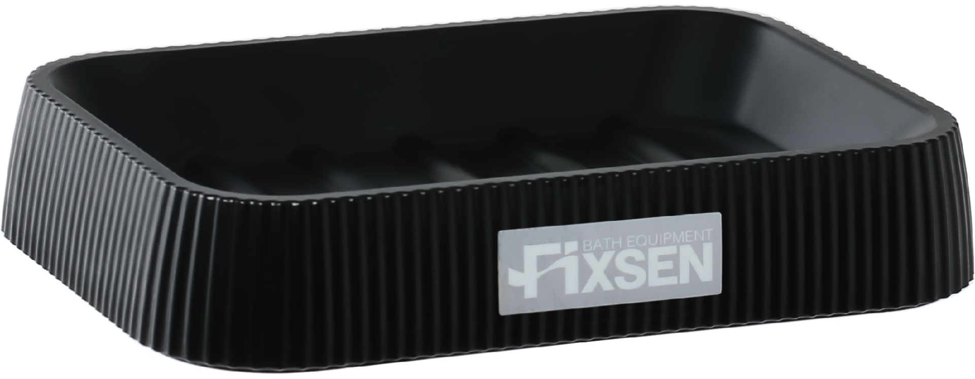 FIXSEN мыльница Fixsen Black Wood, FX-401-4 1 шт, пластик