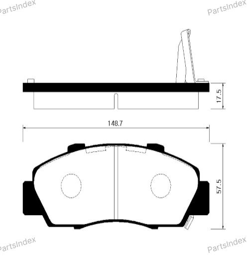 Колодки HSB HP2010