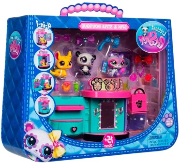 Littlest Pet Shop Панда Шиншилла и Енот 5 см 2 шт