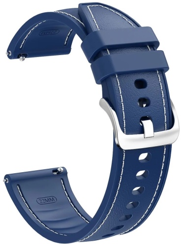 Ремешок BOGEMA для Garmin Forerunner 265, Venu 3, Venu 4, Forerunner 570, Forerunner 255 синий
