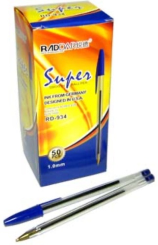 Ручка шариковая RADDAR RD-934 50 шт, 1 мм, цвет чернил синий