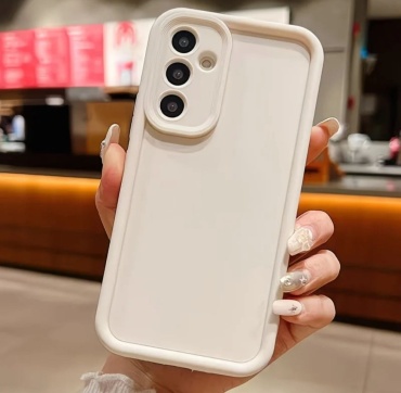 Чехол для Samsung Galaxy A55 молочный
