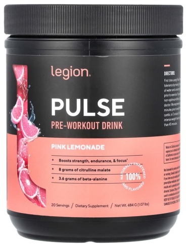 Legion Pulse PRE-Workout Drink розовый лимонад
