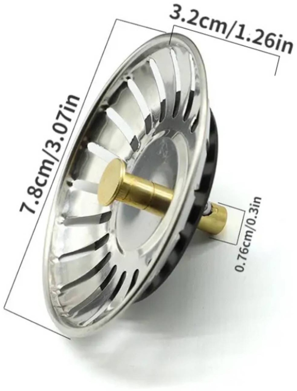Корзина для мойки 100 KORPE Фильтр заглушка 7.8x7.8 см