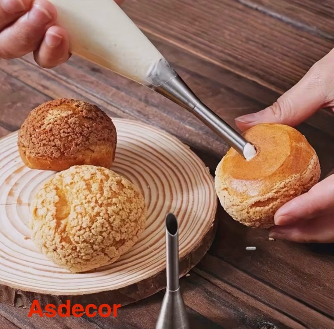 Asdecor насадка кондитерская 1934НК насадка для начинки кондитерского изелия 3 шт