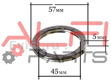 Alfi Parts прокладка глушителя GP1003