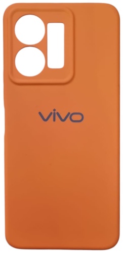 Чехол No Name для Vivo Y22 оранжевый