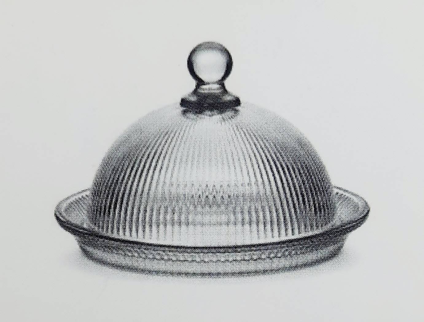 Fissman сырница 13265 круглая 1 шт, стекло