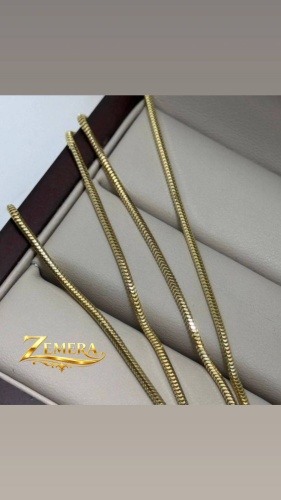 ZEMERA 046 длина 50 см, вес 4.7 г золото, плетение снейк