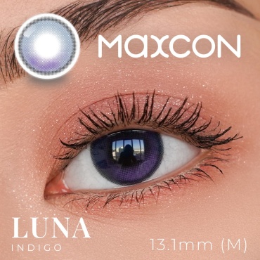 Контактные линзы MAXCON Luna Indigo -3.50 кривизна 8.6 на три месяца 2 шт