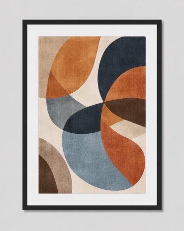 Araystudio.kz картина интерьерная на холсте “Retro Balance” 50x70 см