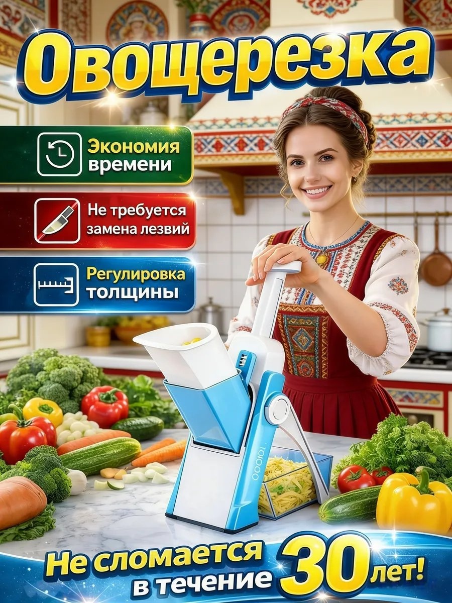 Овощерезка 883995930, пластик