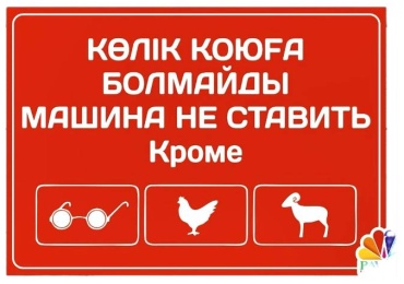 Табличка Pavlin Не парковать ! 10x25 см