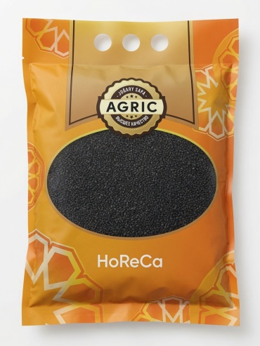 Agric семена кунжута очищенные черные 1000 г