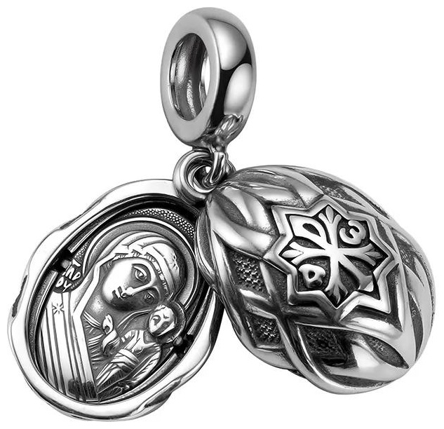 Шарм-подвеска Lucente Silver XO-П-2580ОБМ вес 3.82 г серебро, без вставок